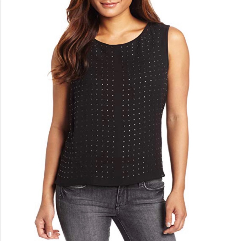 Bcbg MaxAzria Jules Cowl Back Embellished Top